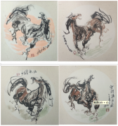 军旅边陲淬豪情，水墨奔马绽风华 ——李翰迪画艺探微